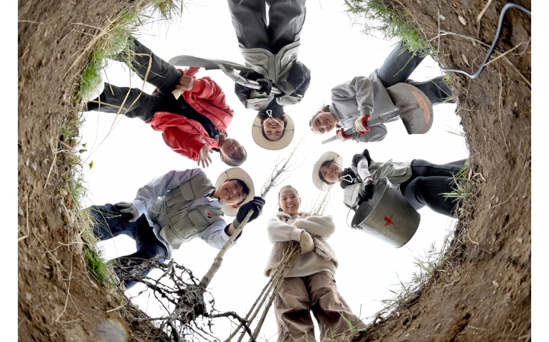 “Korean Air” компанийн ажилчид Багануур дүүрэгт мод тарилаа